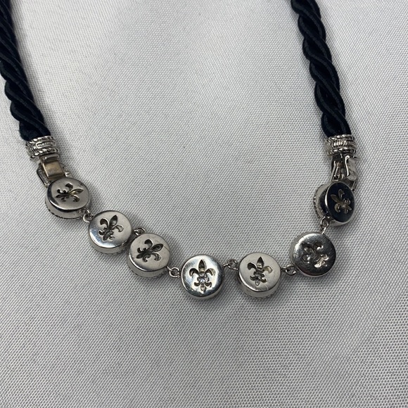 Judith Ripka Hard to find choker with Diamonique Stones 925 - Picture 2 of 3